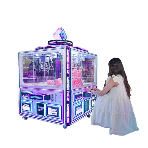 4 Players Magic Star Arcade Crane Claw Machine Main Image6